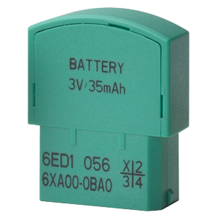 6ED1056-6XA00-0BA0 LOGO! Battery Card Buffering of real-time clock up to 2 years from..0BA6