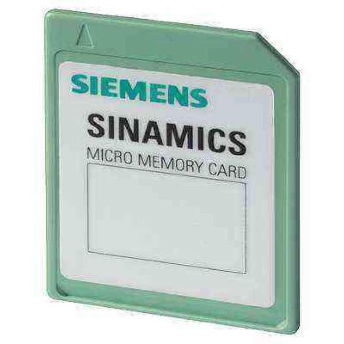 SINAMICS G MMC 64 MByte First generation parameter storage for SINAMICS CU240E, CU240S, CU240D, ET 200S FC, ET 200pro FC