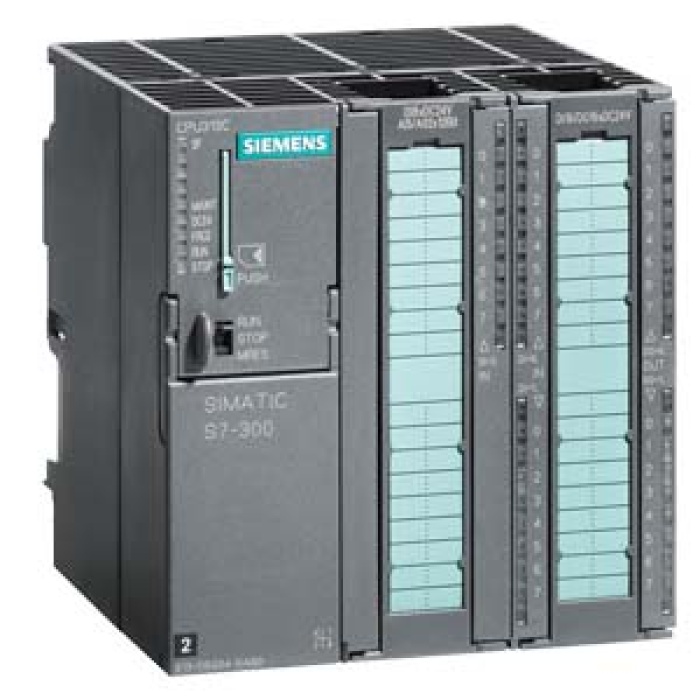 SIMATIC S7-300, CPU 313C, Compact CPU with MPI, 24 DI/16 DO, 4 AI, 2 AO, 1 Pt100, 3 high-speed counters (30 kHz), Integr. power