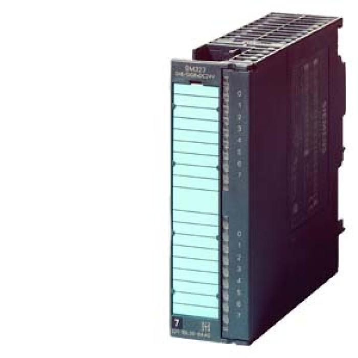 SIMATIC S7-300, Digital module SM 323, isolated, 16 DI and 16 DO, 24 V DC, 0.5 A, Total current 4A, 1x 40-pole