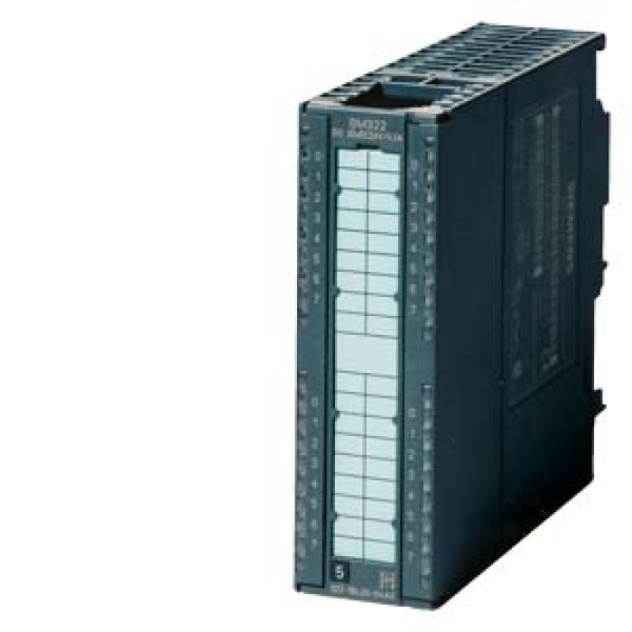 SIMATIC S7-300, Digital output SM 322, isolated, 8 DO (relay), 1x 40-pole, 24 V DC, 5 A or 230 V AC, 5 A, connectors with spring