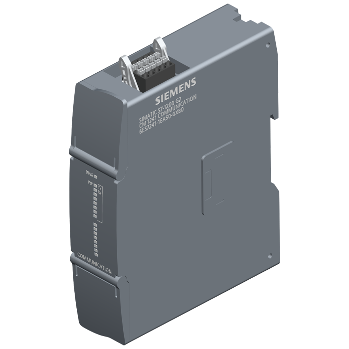 SIMATIC S7-1200 G2: CM 1241 communication module; interfaces: RS232/422/485, with push-in terminal block