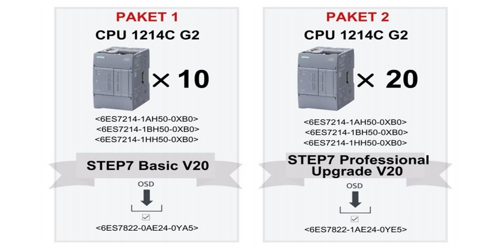 SIMATIC S7-1200 G2 ve TIA Portal V20 Geçiş Kampanyası...
