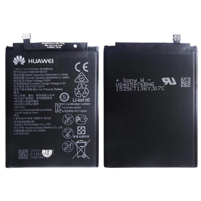 Huawei Nova HB405979ECW Orijinal Batarya Pil