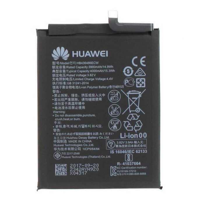 Huawei Mate 10 HB436486ECW Orjinal Kalite Batarya Pil