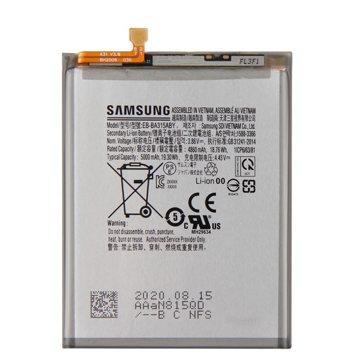 Samsung Galaxy A31-A315 Orjinal Kalite Batarya Pil