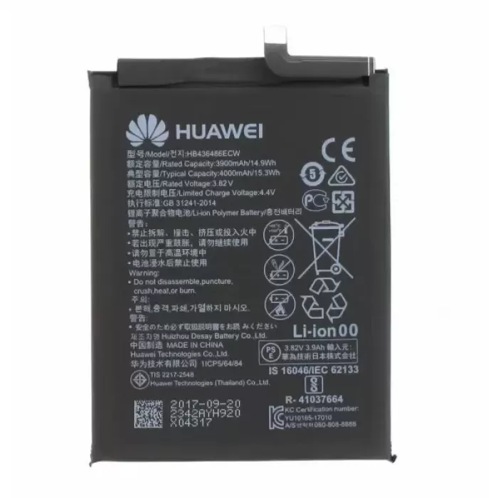 Huawei Y9 Prime 2019 Orjinal Kalite Batarya Pil