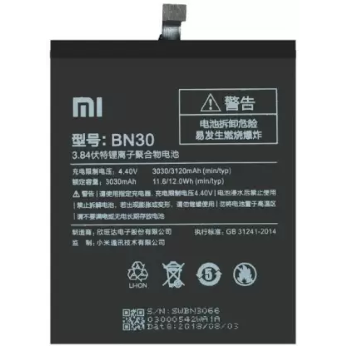 Xiaomi  Redmi 4A Orjinal Kalite Batarya Pil