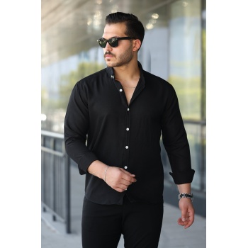 Erkek Uzun Kollu Regular Sofya Keten Gömlek