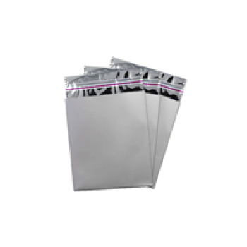 Metalize Poşet Lüks 50li 11x12 -Gümüş-