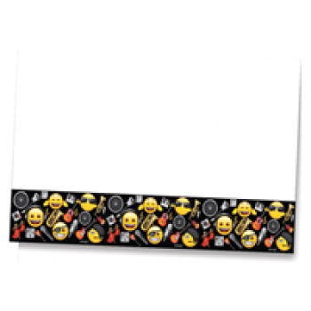 Plastik Masa Örtüsü -Emoji Genç-