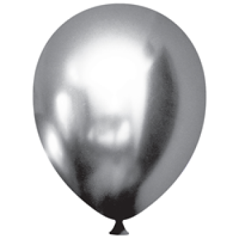 5 Krom Balon 50li -Gümüş-