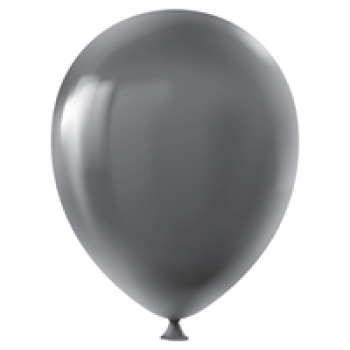 5 Pastel Balon 100lü -Siyah-