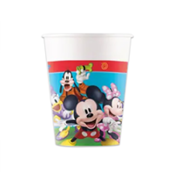 Mickey Rock The House Plastik Bardak 200ml 8li