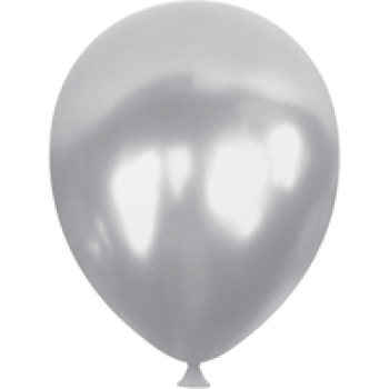 12 Vivaloons Metalik Balon 100lü -Gümüş-