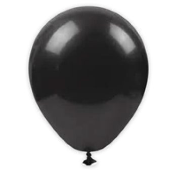 18 Pastel Balon 25li - Kalisan Siyah-