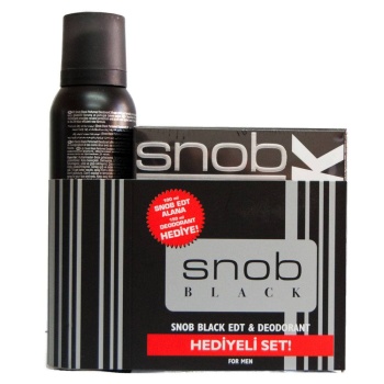 Snob Edt 100 ML+Deo Black