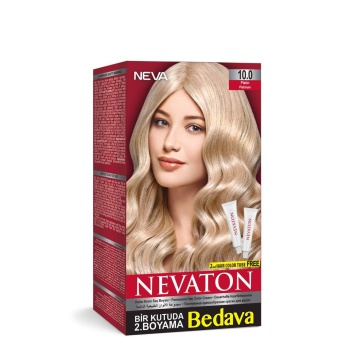Nevaton Kalıcı Krem Saç Boyası 10.0 Platin