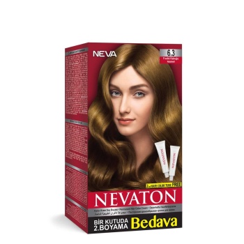Nevaton Kalıcı Krem Saç Boyası 6.3 Fındık Kabuğu