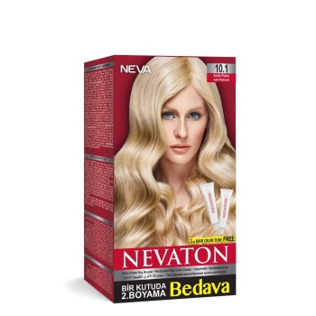 Nevaton Kalıcı Krem Saç Boyası 10.1 Küllü Platin