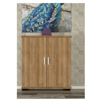 2 Kapaklı 4 Raflı Ayakkabılık