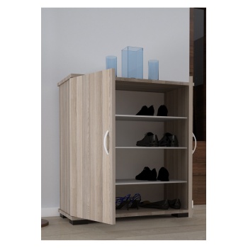 2 Kapaklı 4 Raflı Ayakkabılık