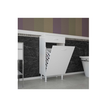 Ard129 45x80 cm Tek Çekmeceli ve Sepetli Mutfak Dolabı