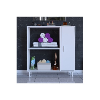 Urla 90 X 97,5 X 31,8 Cm Banyo Havlu Deterjan Depolama Dolabı
