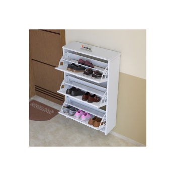 Mihra Kapı Önü Asma Düşer Kapaklı Ayakkabılık Ayakkabı Dolabı