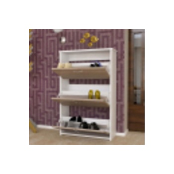 Düşer Kapaklı Ayakkabılık 3 Kapaklı