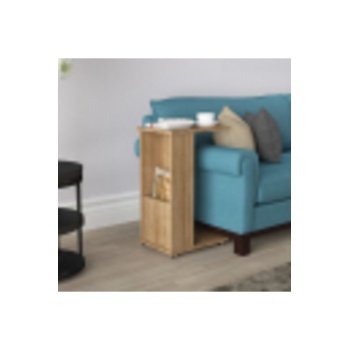 Gazetelikli Yan Sehpa Koltuk Yanı Sehpa