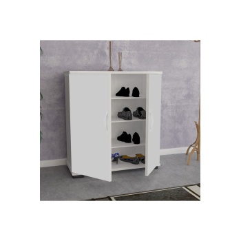 Ayakkabılık 2 Kapaklı Ayakkabı Dolabı Çok Amaçlı Dolap Mutfak Dolabı Ofis Dolabı