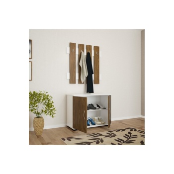 Portmanto Ayakkabılık Vestiyer Askılıklı Ayakkabılık Dolabı Ard-117