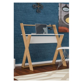 X Çalışma Masası Bilgisayar Masası Ofis Masası Bölmeli Laptop Masası