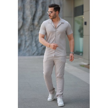 Erkek Ottoman Kumaş Pantolon Gömlek Takım