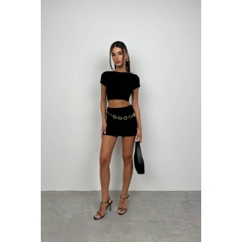 Yarım Kol Basic T-Shirt