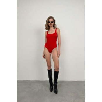 Sırt Dekolteli Yüzücü Mayo