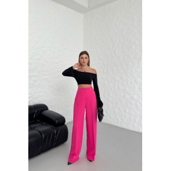 Yüksek Bel Pensli̇ Palazzo Pantolon