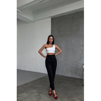 Yüksek Bel Pensli̇ Pantolon