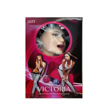 Sarışın Victoria Büyük Boy Titreşimli Sesli Realistik Şişme Kadın