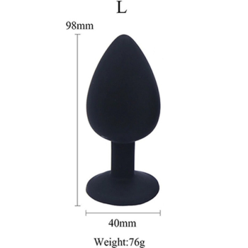 Silikon Anal Tıkaç L Boy
