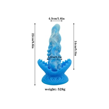 Mavi Canavar Dildo Model 4