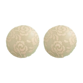 Göğüs Ucu Kapatıcı Desenli Yuvarlak Ten Rengi