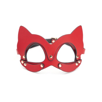 Deri Fantezi Maske Kırmızı