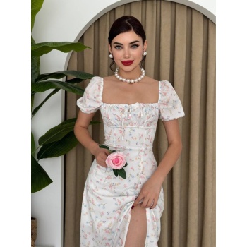 Zeze Balon Kol Elbise