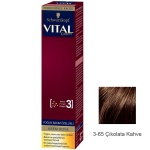 Vıtal Colors Tüp Boya  3-65 Çikolata Kahve