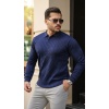 Erkek Saç örgü Desenli Uzun Kollu Triko