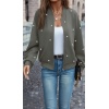 Kadın Uzun Kollu önden Fermuarlı Incili Kısa Modal Ceket