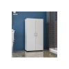 54 x 110 x 32 cm Kiler Dolabı Ofis Dolabı Çok Amaçlı Ofis Dolabı 2 Kapaklı Banyo Dolabı