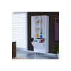55x165x30 Cm Ard-133 Sepetli 2 Kapaklı Çok Amaçlı Mutfak Dolabı Banyo Dolabı Oyuncak Dolabı